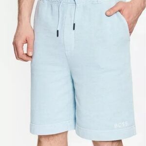 Boss Seneon French Terry Shorts- Light Blue